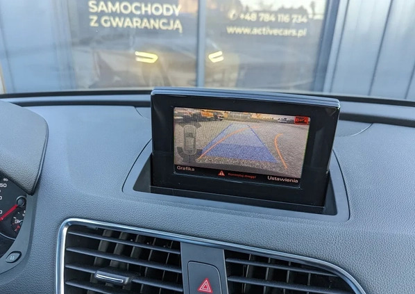 Audi Q3 cena 64999 przebieg: 184125, rok produkcji 2013 z Bełżyce małe 436